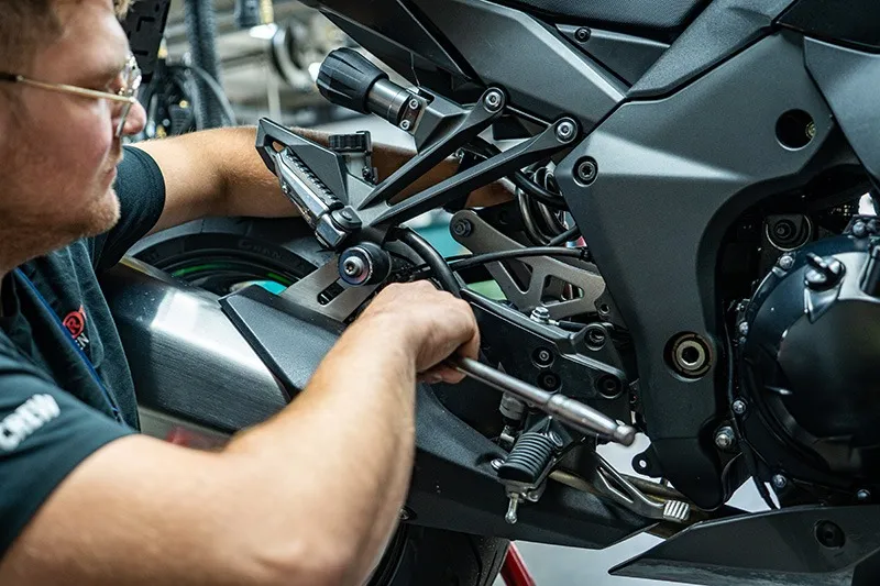 In the workshop